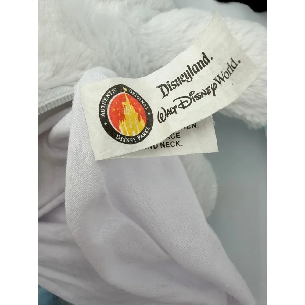 Disney Parks Matterhorn Abominable Snowman Harold Plush Backpack White Blue 14in
